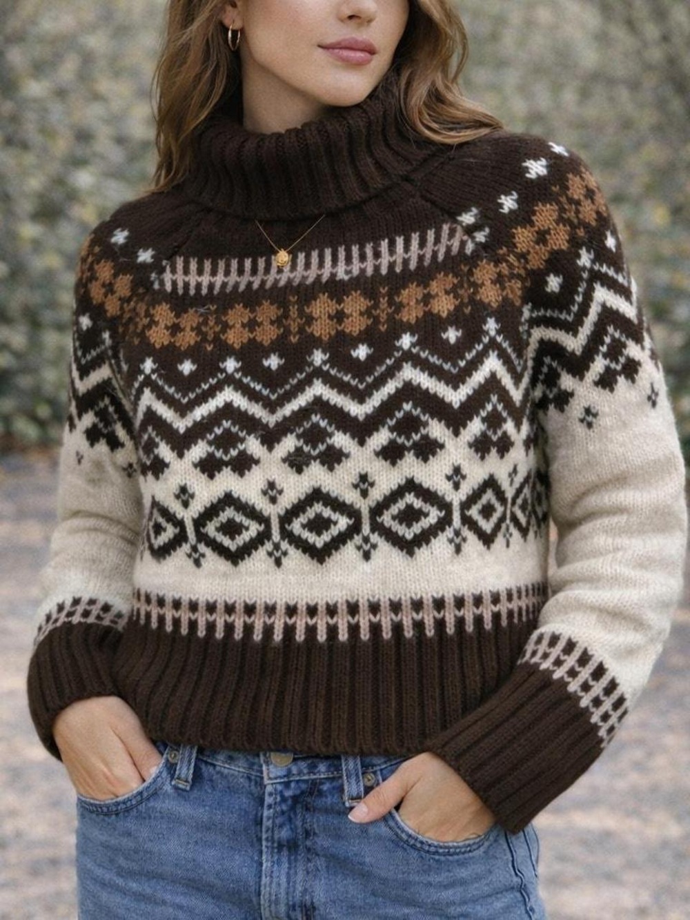 American Eagle Turtle Neck Knit Sweater Medium NWOT